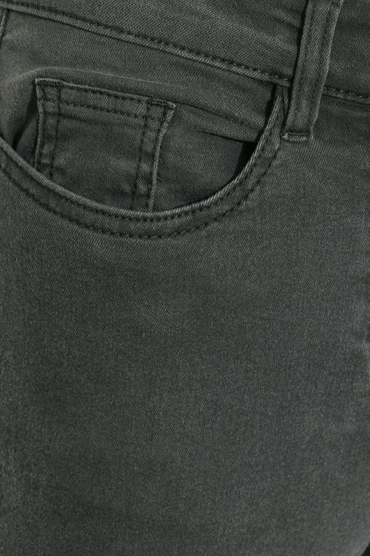 LTS Tall Black Washed AVA Skinny Jeans 4