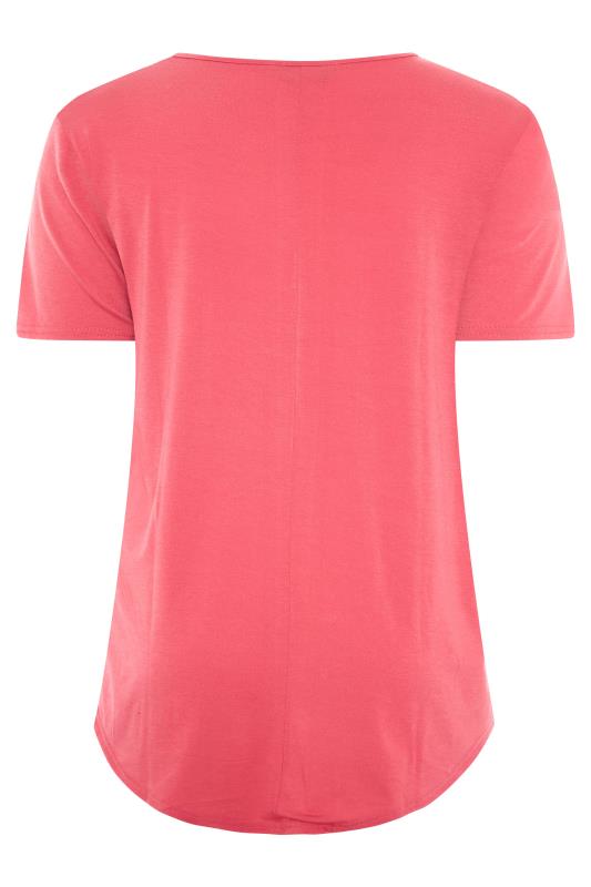 Curve Pink Lightning Bolt Boyfriend T-Shirt 7