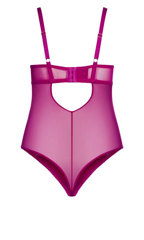 Pink Delores Underwire Bodysuit 4