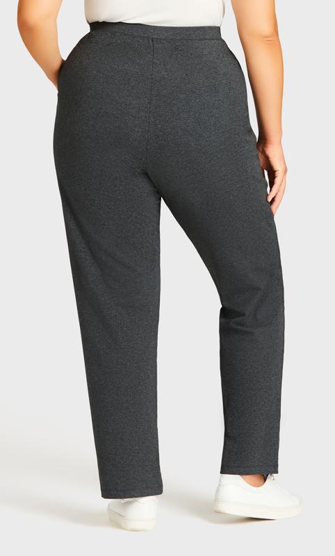 EVANS Plus Size Grey Tapered Trouser | Evans  6