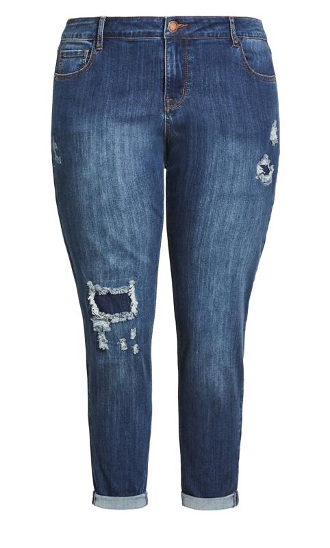 Evans Blue Ripped Jeans 10