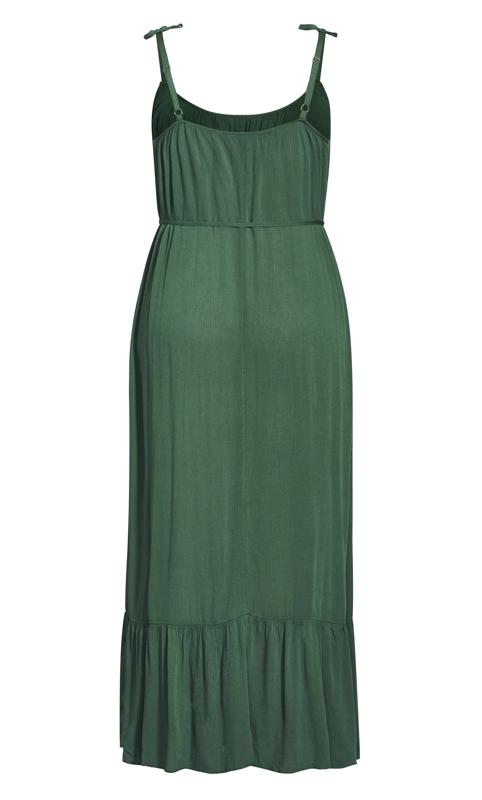 Evans Green Sleeveless Maxi Dress 5