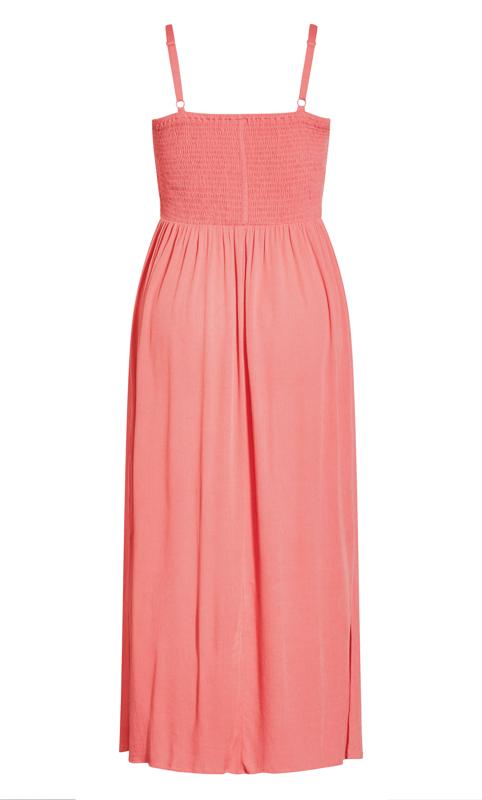 Evans Pink Riviera Maxi Dress 4