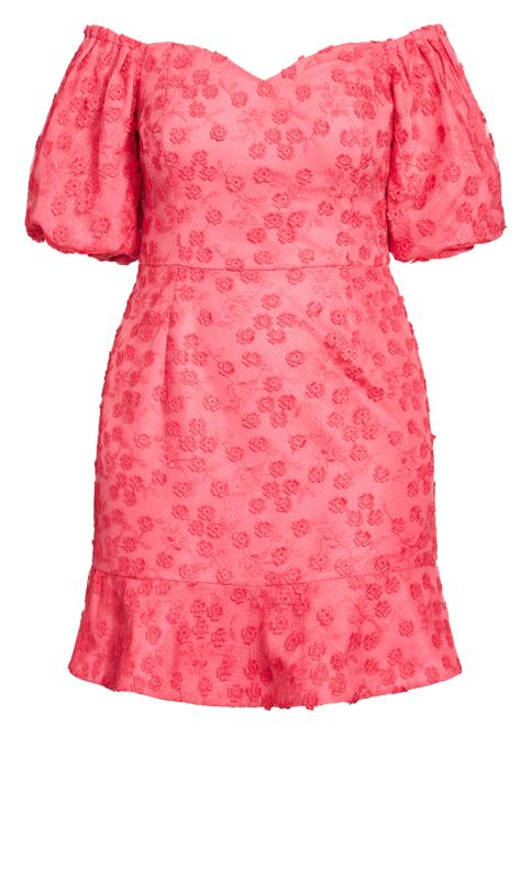 Evans Pink Floral Tunic Dress 3