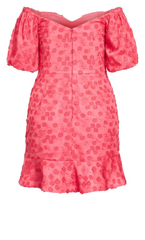 Evans Pink Floral Tunic Dress 4
