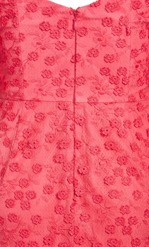 Evans Pink Floral Tunic Dress 5