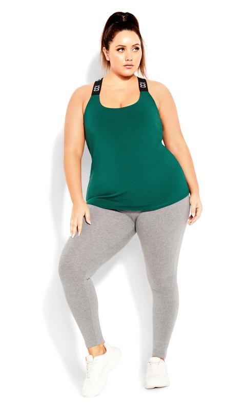 Wide Band Plus Size Contrast Mesh Sports Yoga Shorts– Curvypower