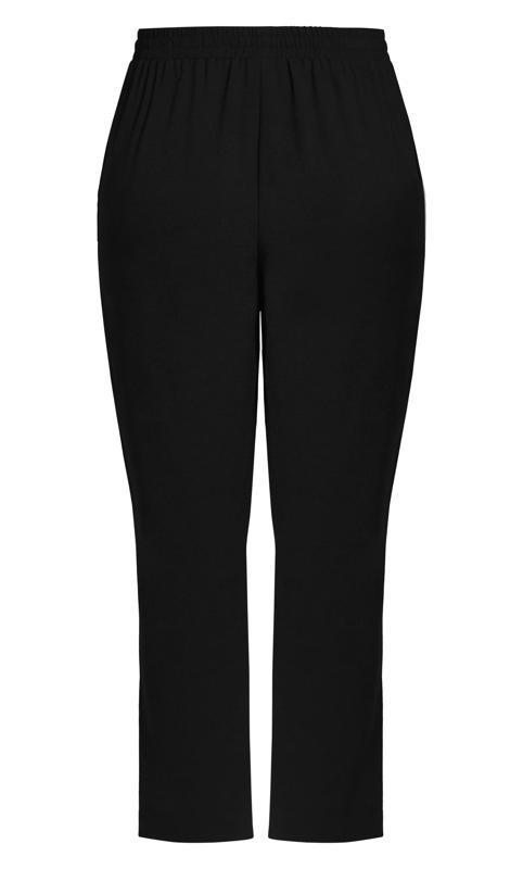 Evans Black Pull On Suit Trousers 5