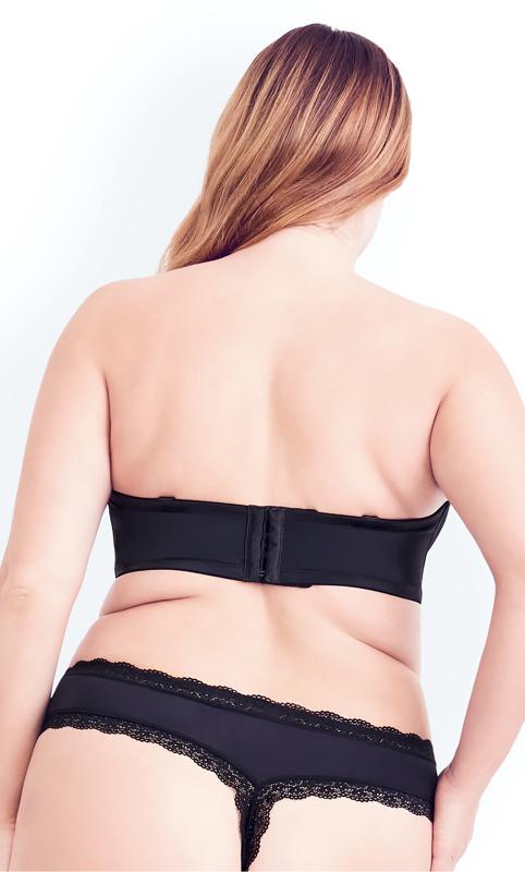 Hips & Curves Black Strapless Multiway Bra 5