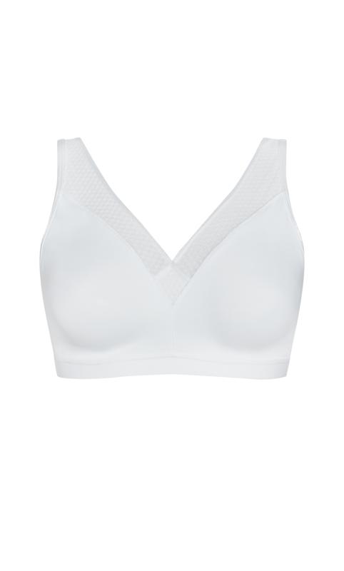 Evans White Cooling Wire Free Bra 3