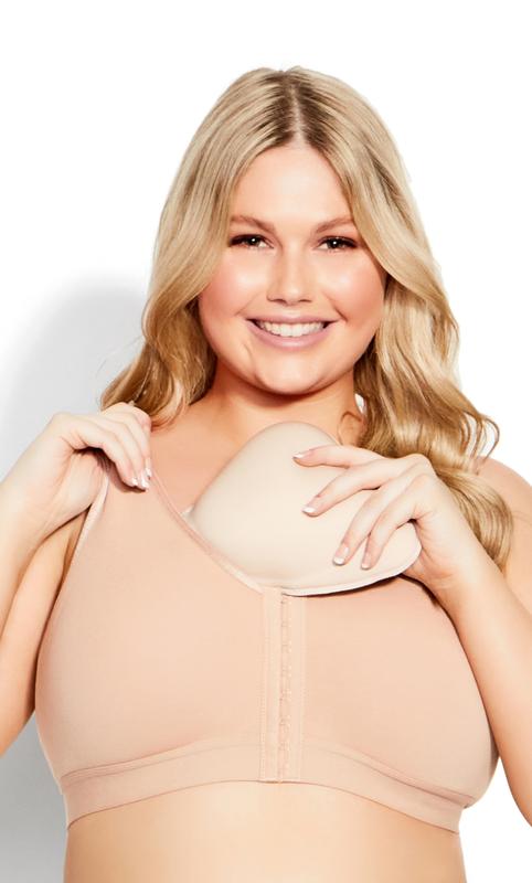 Plus Size  Avenue Nude Post Surgery Front Fastening Bra