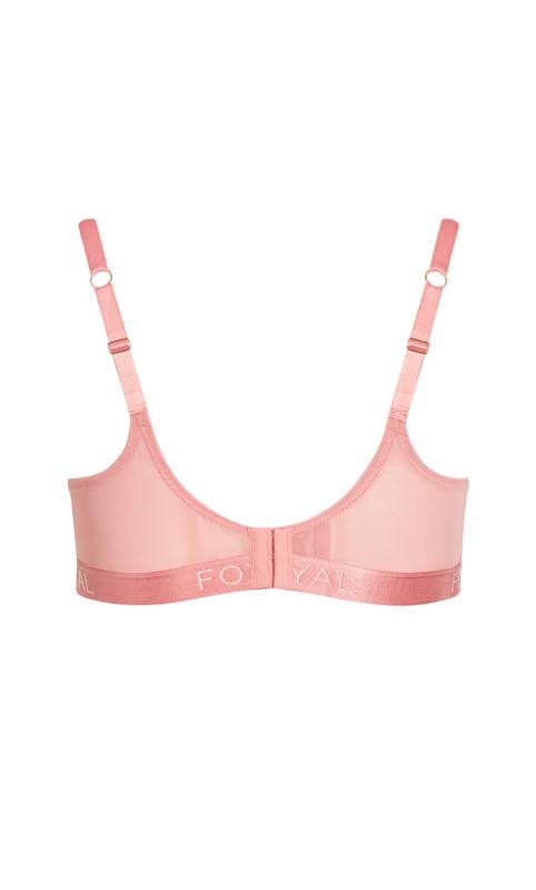 City Chic Pink Lace Underwired Bra 4