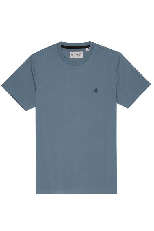 Plus Size  PENGUIN MUNSINGWEAR Big & Tall Blue Logo T-Shirt