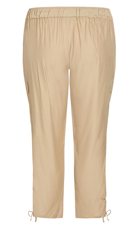 Evans Brown Shiloh Ruched Trouser 7