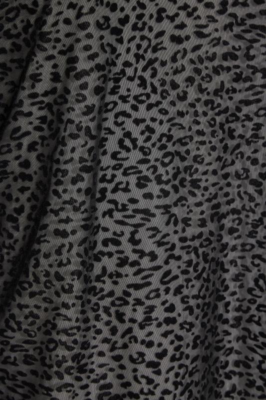 LIMITED COLLECTION Curve Black Leopard Print Mesh T-Shirt_Z.jpg