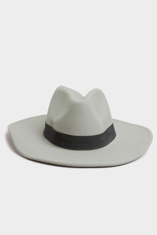 Tall  Yours Grey Fedora Hat