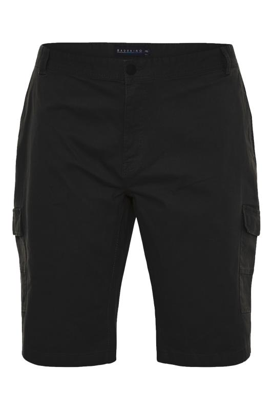 BadRhino Black Stretch Cargo Shorts | BadRhino 4