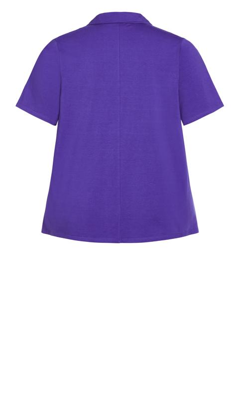 Evans Purple 2 in 1 Polo T-Shirt 6