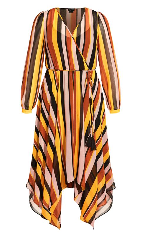 Gold Stripe Maxi Dress 4