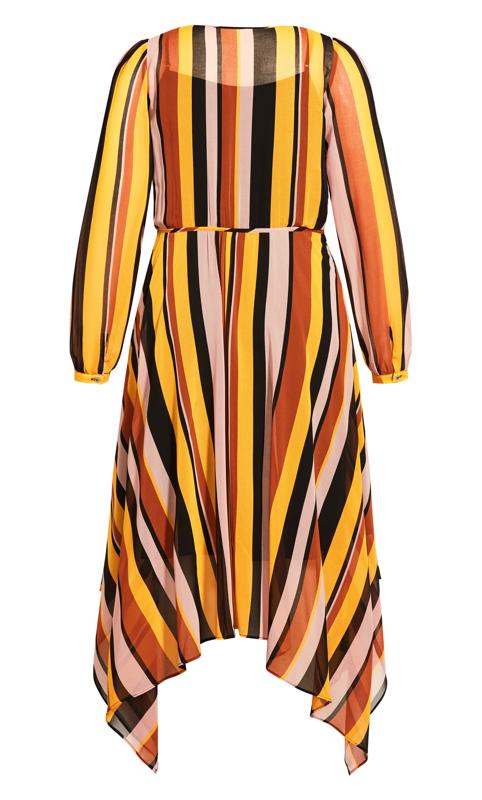 Gold Stripe Maxi Dress 5