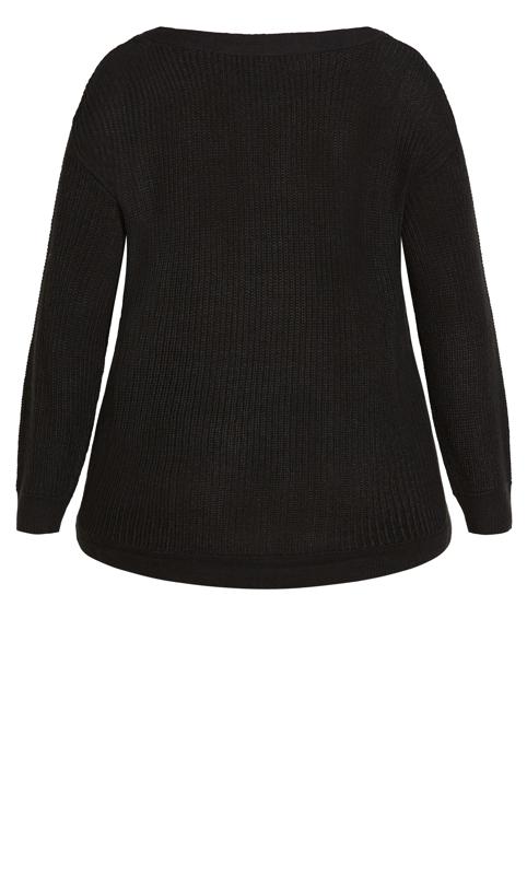 Evans Black Birdseye Sweater 7
