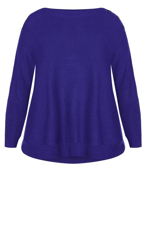 Evans Purple Birdseye Sweater 5