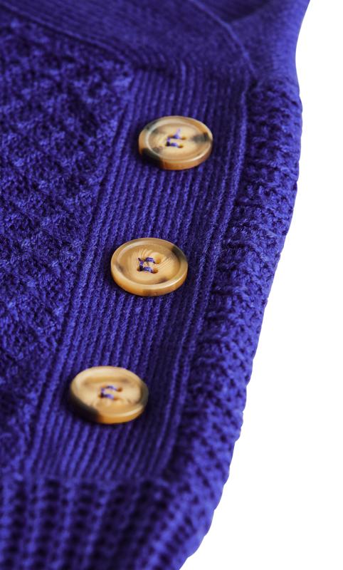 Evans Purple Birdseye Sweater 7