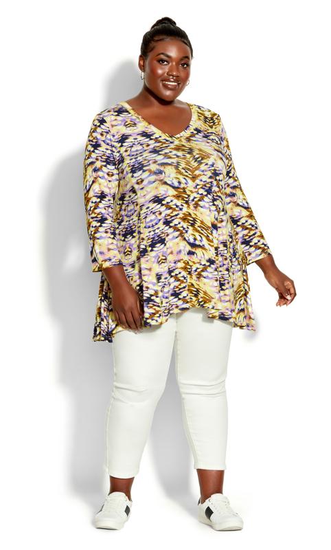 Yellow Plus-Size Tops for Women