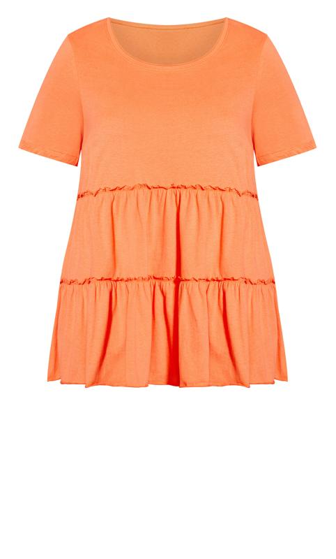 Evans Orange Tiered T-Shirt 5