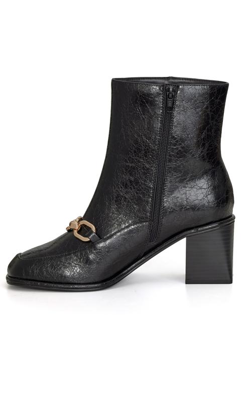Ethan Black Wide Width Ankle Boot 4