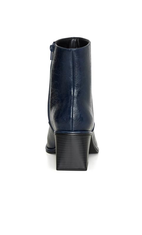 Ethan Blue Wide Width Ankle Boot 3