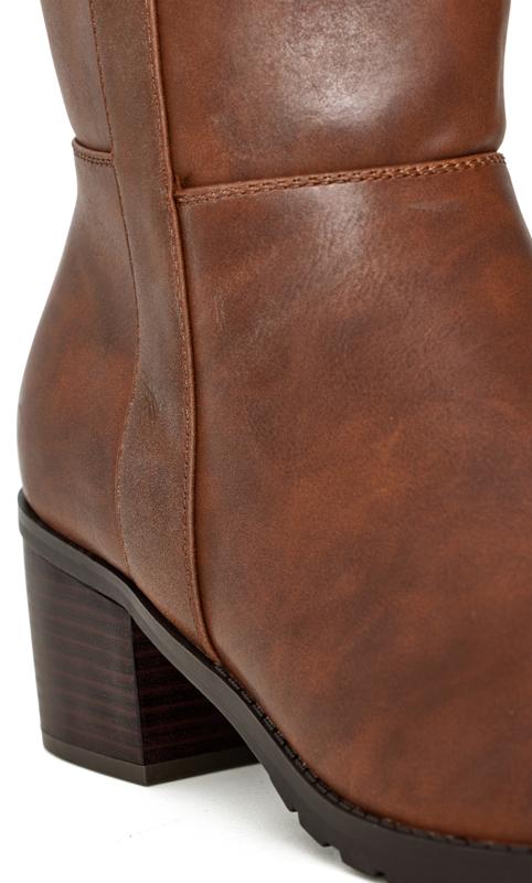 Betty Brown Wide Width Ankle Boot 7