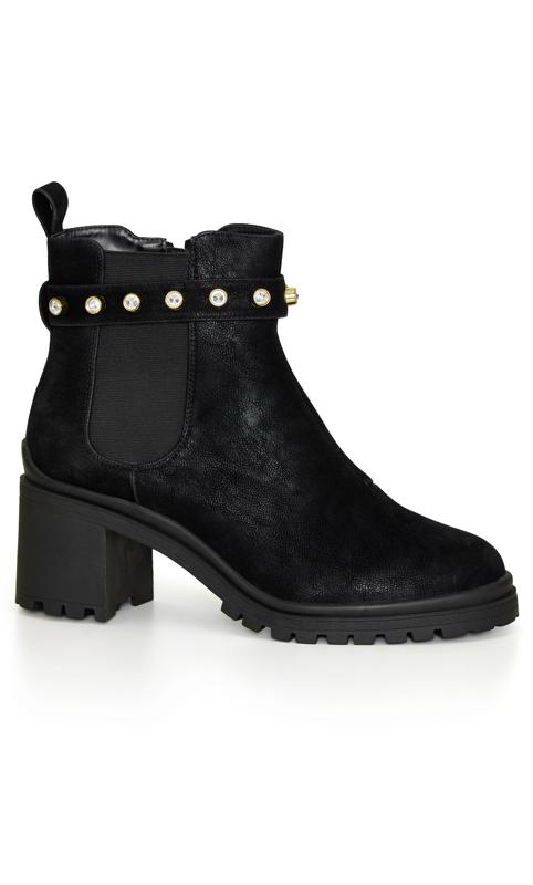 Bray Black Wide Width Ankle Boot 1