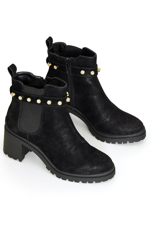 Bray Black Wide Width Ankle Boot 6