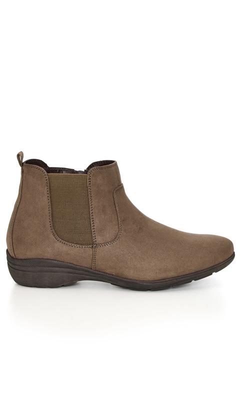 Bree Taupe Extra Wide Ankle Boot 2