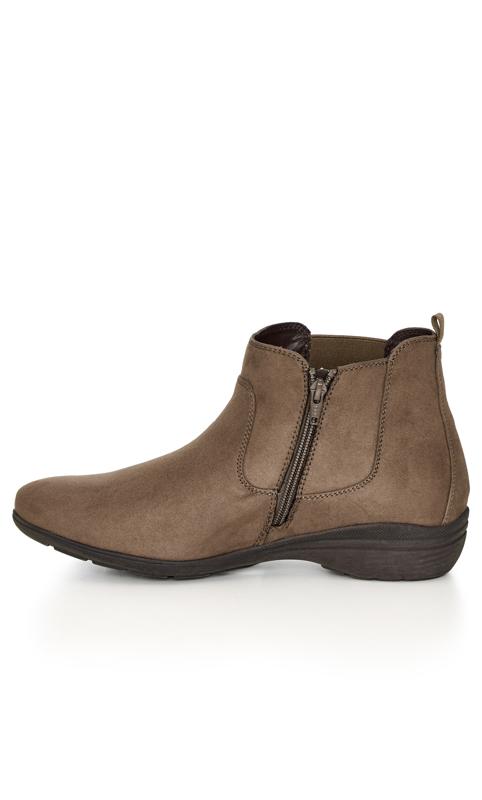 Bree Taupe Extra Wide Ankle Boot 5