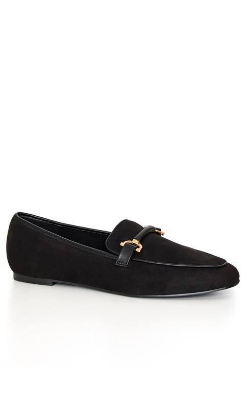 WIDE FIT Ducci Flat Shoe - black 1