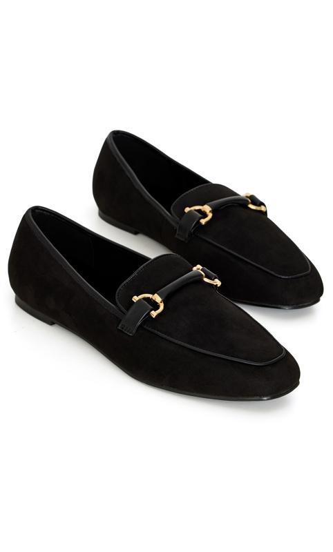WIDE FIT Ducci Flat Shoe - black 6