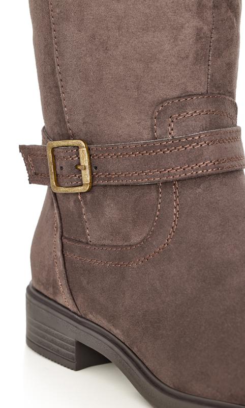 Marcy Brown Wide Width Ankle Boot 7