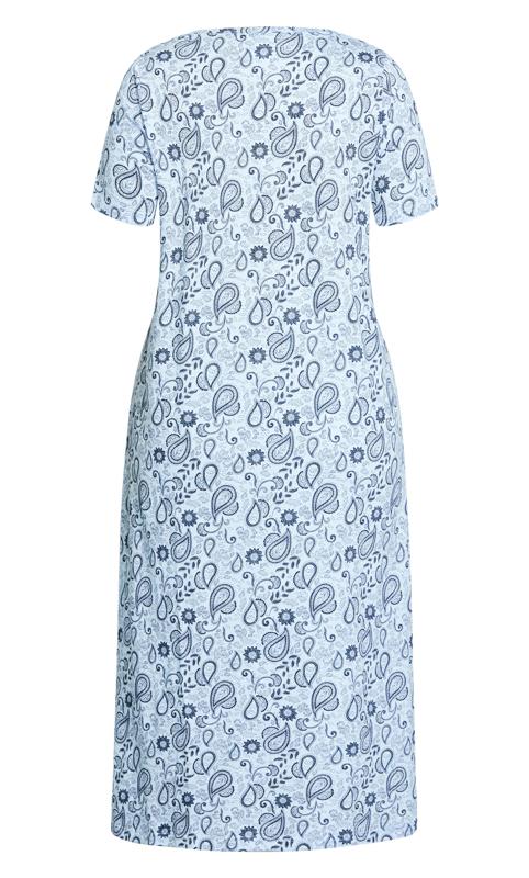 Paisley Blue Sleep Dress 4