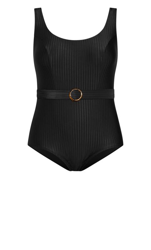Java Black Belted 1 Piece Swimwear 3