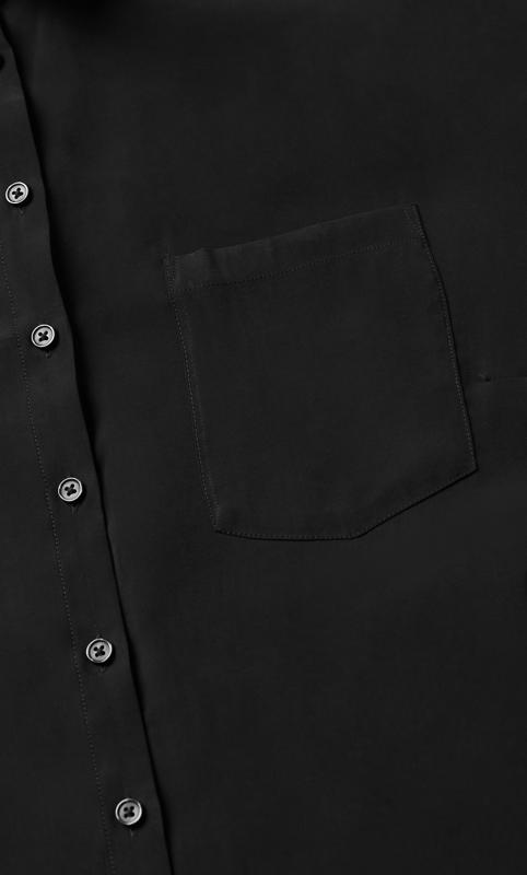 Evans Black Sleek Pocket Shirt 7