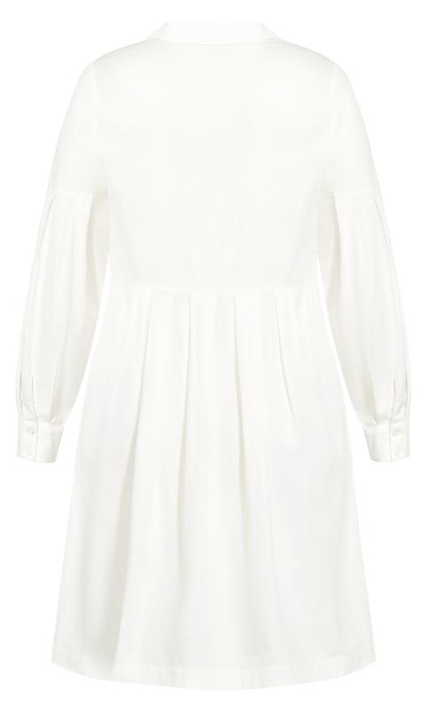 Evans Ivory White Shirt Dress 3