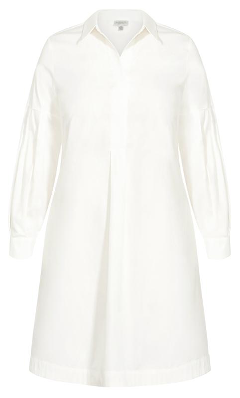Evans Ivory White Shirt Dress 6
