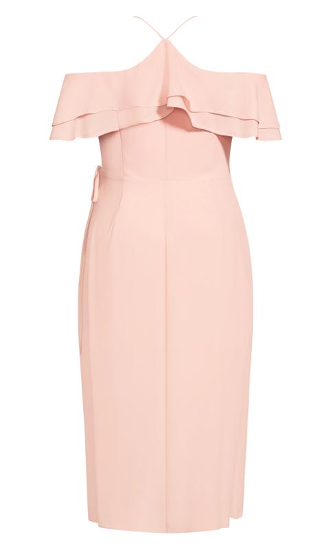 Evans Pale Pink Elegant Maxi Dress 4