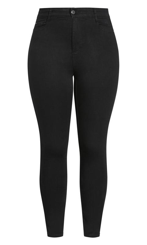 Skinny Short Length Black Jean 5