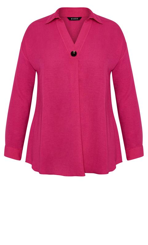 One Button Shirt Pink 4