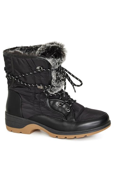  Tallas Grandes CloudWalkers Black WIDE FIT Sonya Cold Weather Boot
