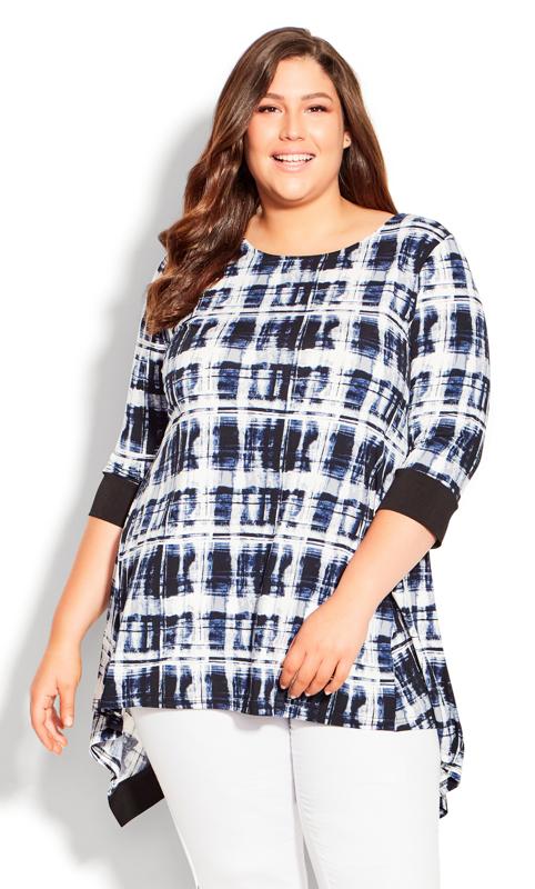 Evans Blue Cailyn Print Tunic 1