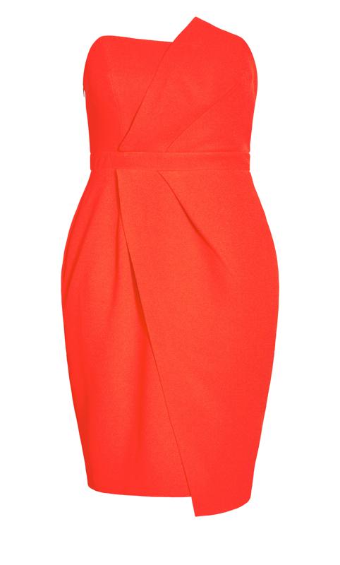 Evans Orange Enchant Dress 5